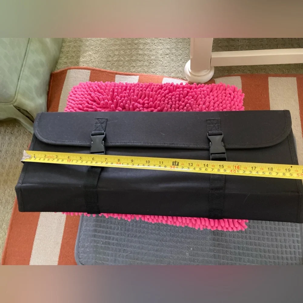 Professional CHEF KNIVES & EQUIPMENT Black Carrying Case Storage for Everything!